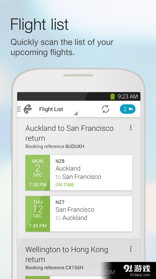 新西兰航空公司截图2 新西兰航空公司截图2