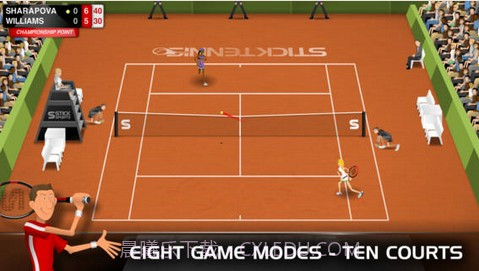 火柴人网球截图3