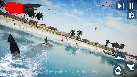 愤怒鲨鱼木筏生存截图4 愤怒鲨鱼木筏生存截图4