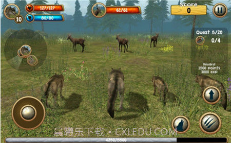 3D野狼模拟器截图3 3D野狼模拟器截图3