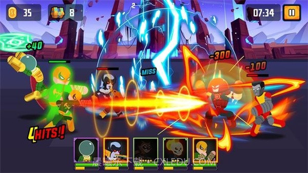 放置火柴人英雄战斗截图2 放置火柴人英雄战斗截图2