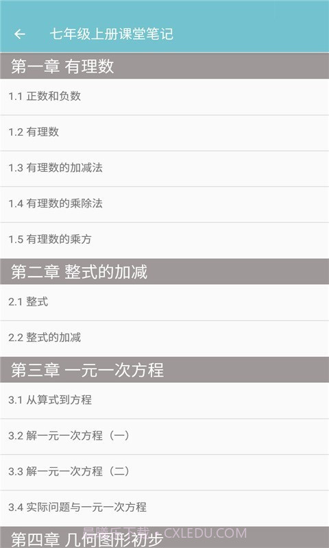 初中数学课堂笔记截图2 初中数学课堂笔记截图2