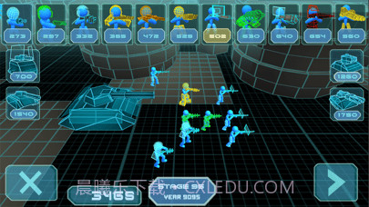 火柴人模拟器霓虹坦克战截图1