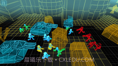 火柴人模拟器霓虹坦克战截图3
