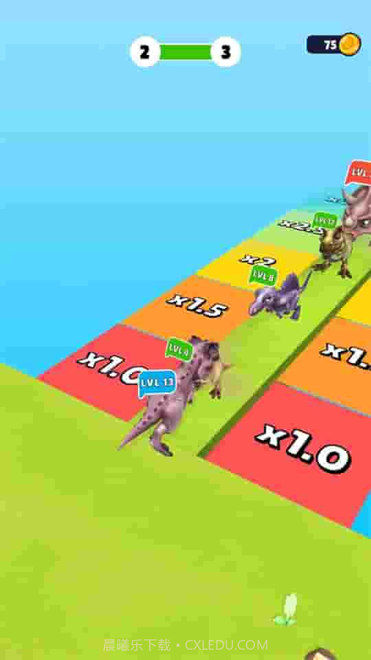 恐龙战争合并奔跑截图1 恐龙战争合并奔跑截图1