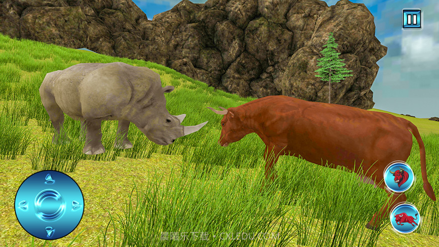 黑色愤怒公牛模拟器截图2