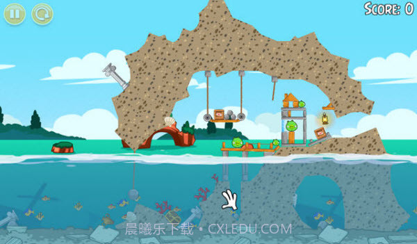 愤怒的小鸟夏季版截图2