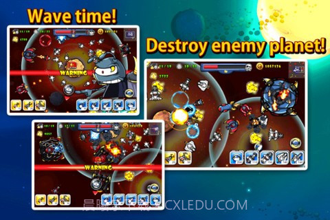 卡通防御:空间战争截图5 卡通防御:空间战争截图5