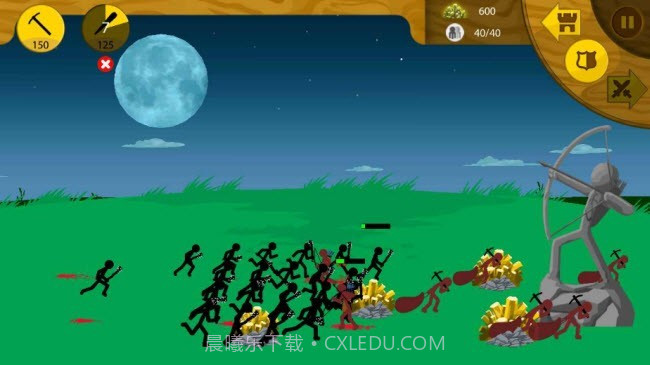 火柴人战争遗产蓝色火柴人版截图2