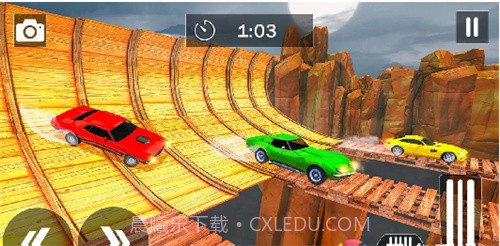 疯狂极限汽车特技比赛截图1