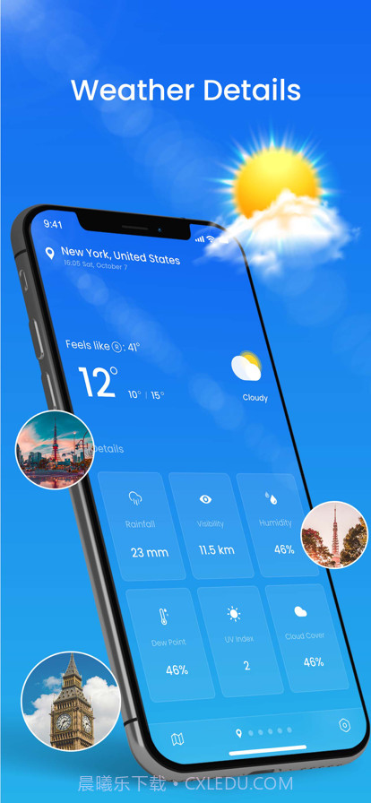 天气预报。截图2