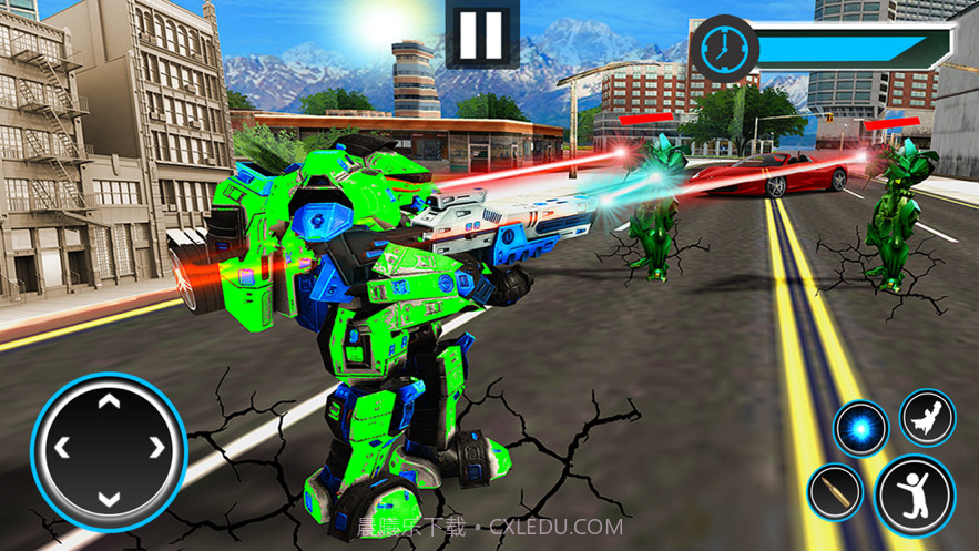 机器人改变射击战争截图1