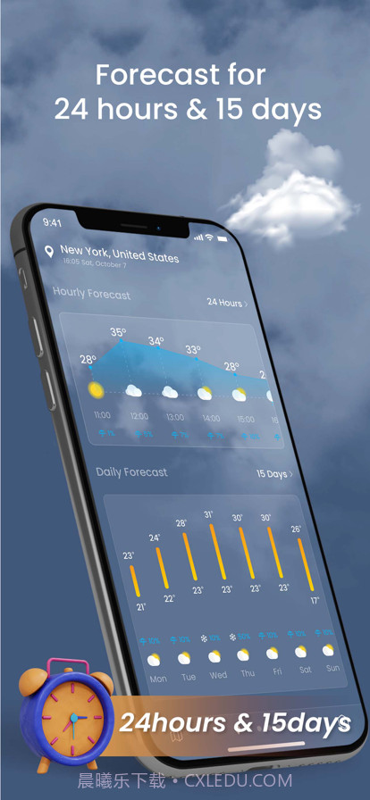 天气预报。截图3