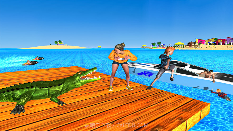 愤怒的鳄鱼恐怖袭击截图1