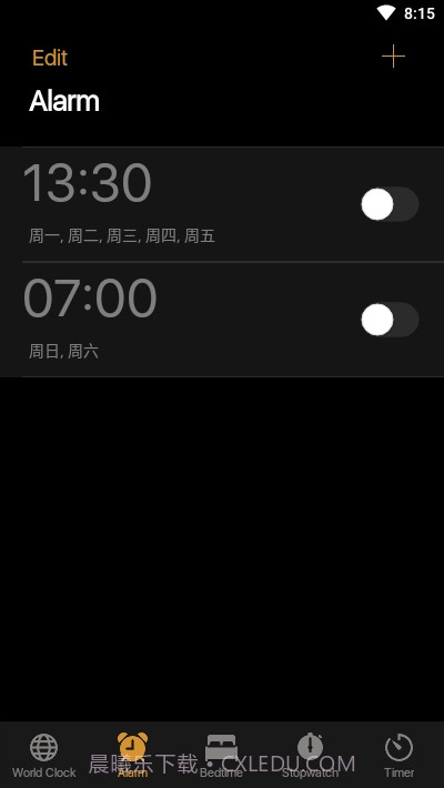 iOS13时钟（Clock）截图1