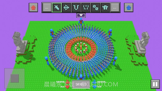 块状布娃娃之战截图3