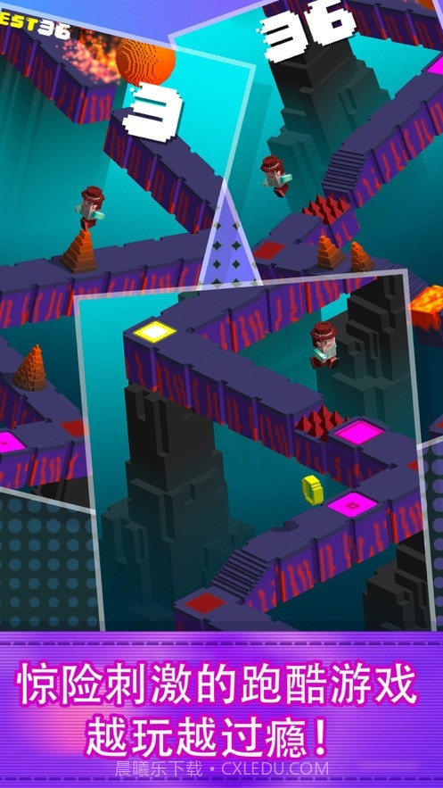像素跑酷小游戏截图2 像素跑酷小游戏截图2
