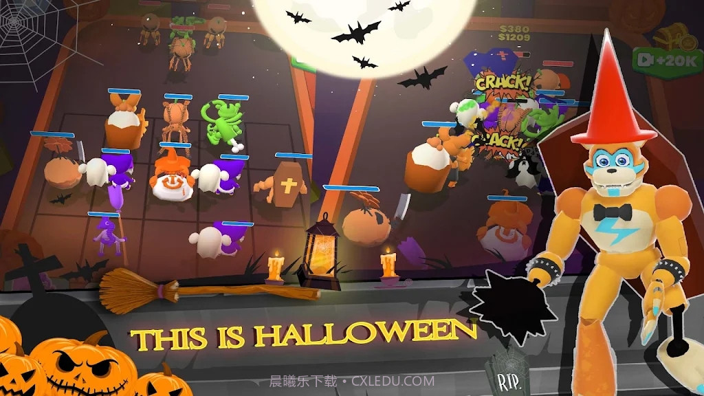 万圣节合并蓝色怪物截图3