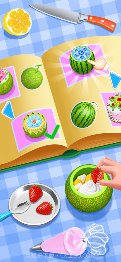 制作美味蜜瓜蛋糕截图3 制作美味蜜瓜蛋糕截图3