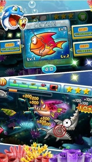 大鱼吃小鱼双人版截图1 大鱼吃小鱼双人版截图1