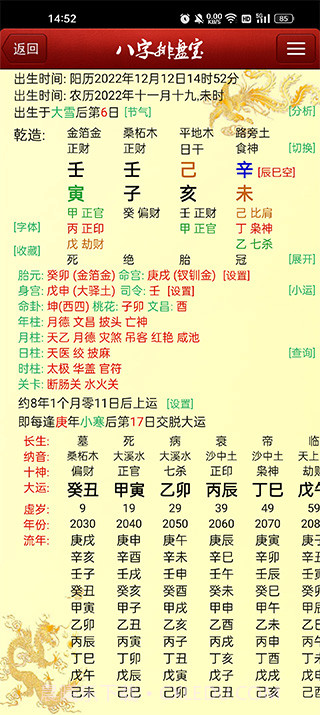 八字排盘宝app截图1 八字排盘宝app截图1