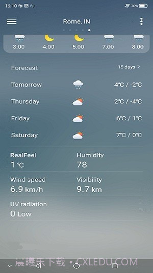 中兴天气预报截图1 中兴天气预报截图1