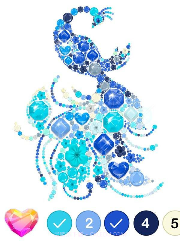 数字钻石画填色书截图5