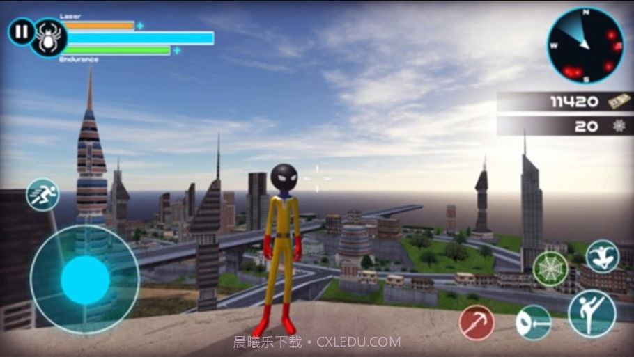 城市英雄火柴人截图1 城市英雄火柴人截图1