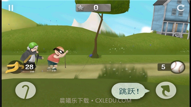疯狂的老奶奶跑酷截图1 疯狂的老奶奶跑酷截图1