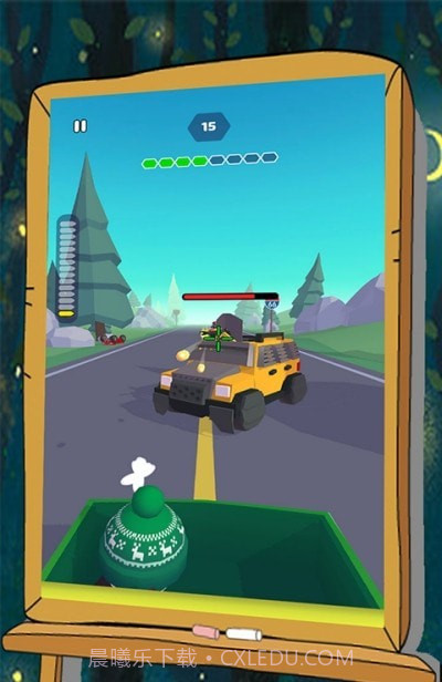 火柴人马路吃鸡截图1 火柴人马路吃鸡截图1