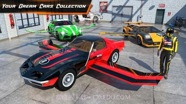 现代飞行汽车模拟器3D截图1 现代飞行汽车模拟器3D截图1