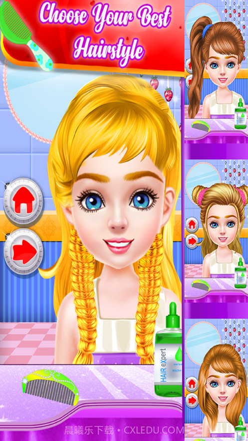 可爱的女孩超级美发沙龙截图8