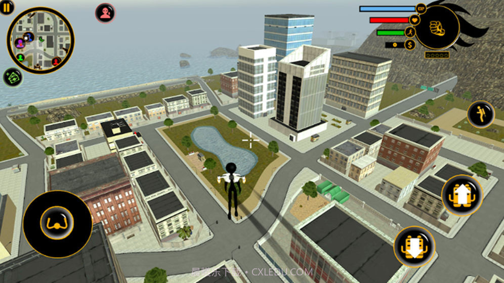 倒钩火柴人格斗射击截图3