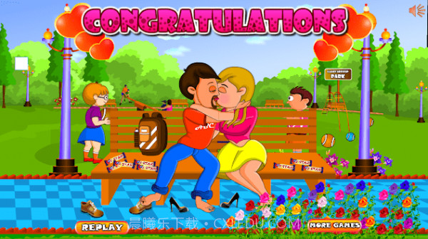 情人在公园接吻截图2 情人在公园接吻截图2