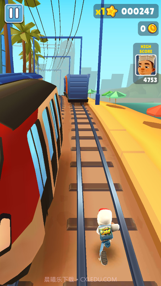 地铁跑酷叶烸原创内购版截图2 地铁跑酷叶烸原创内购版截图2