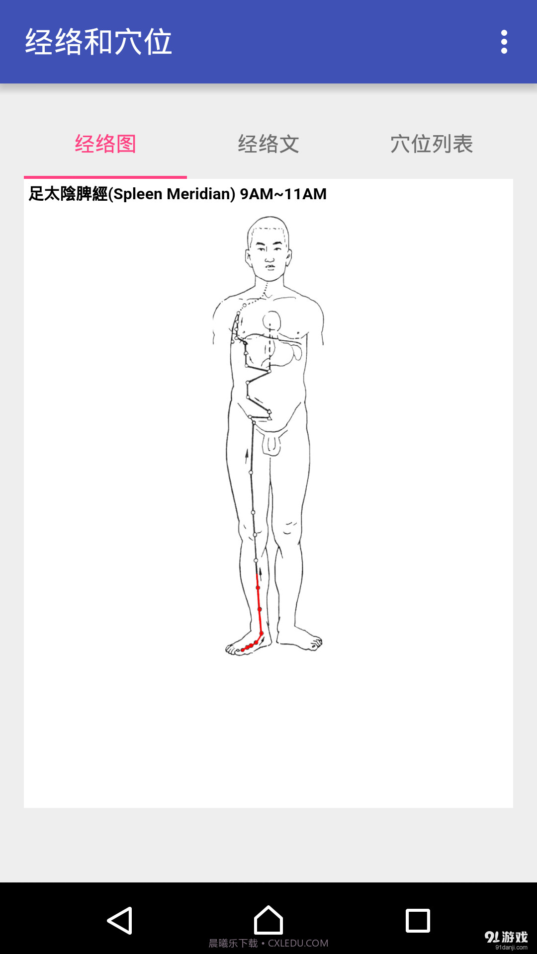 中医经络穴位流注截图2 中医经络穴位流注截图2
