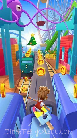 地铁跑酷情人节（Subway Surf）截图2