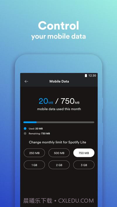 Spotify Lite公司截图2