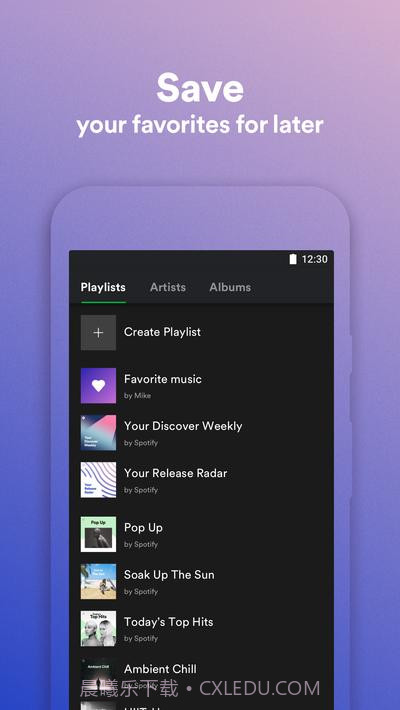 Spotify Lite公司截图4