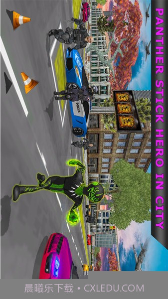 火柴人绳索英雄城市截图4 火柴人绳索英雄城市截图4