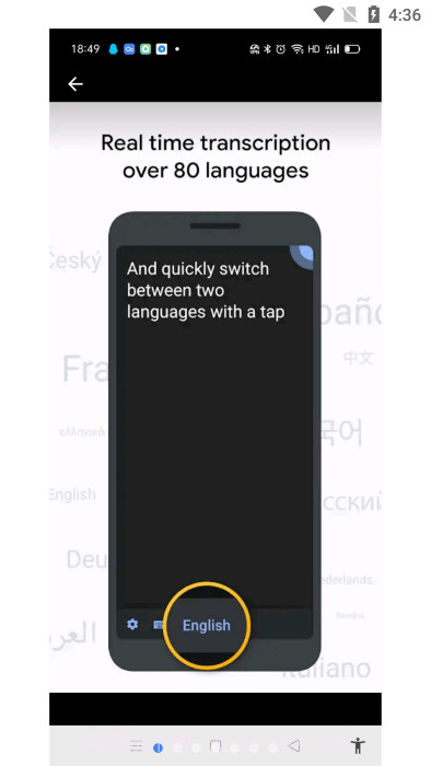 google实时转写和声音通知截图2 google实时转写和声音通知截图2