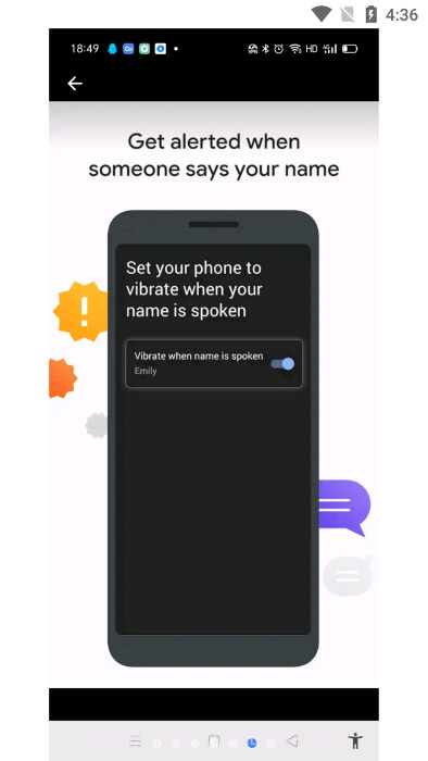 google实时转写和声音通知截图3 google实时转写和声音通知截图3