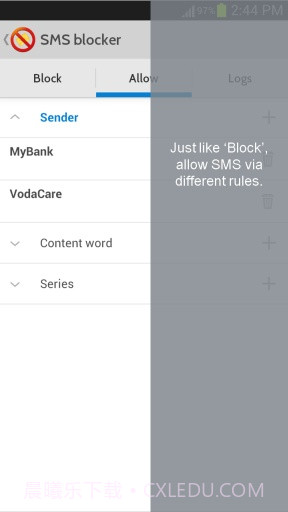 短信阻止 sms Blocker by Optinno截图3