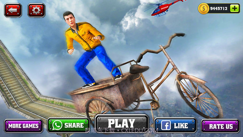 疯狂的车轮比赛截图3