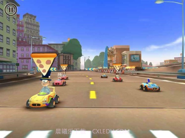 加菲猫卡丁车游戏截图1