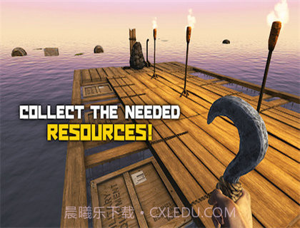 木筏生存海上建造截图2