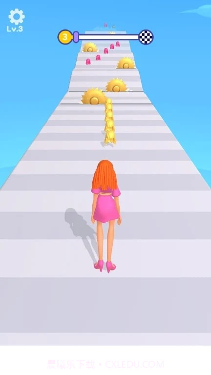 巨型头发奔跑者截图2