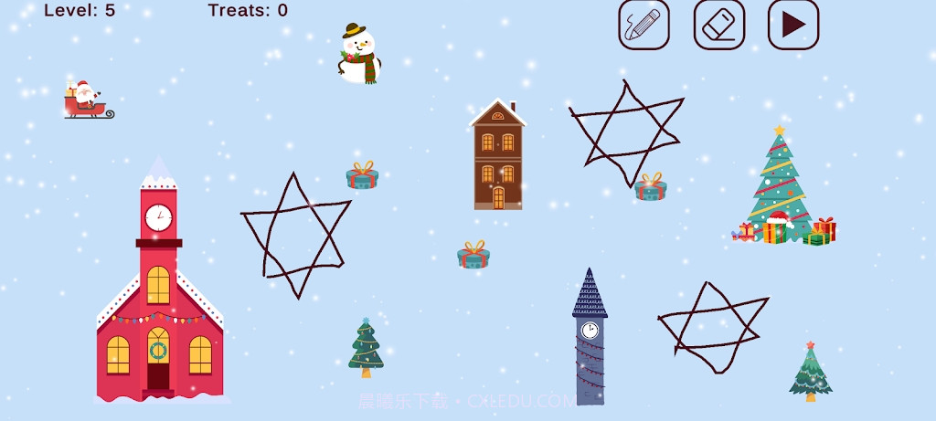 圣诞老人的礼物冲刺截图1