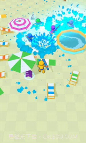 泳池水枪派对截图3