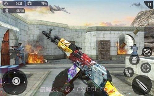 士兵英雄突击战争截图1